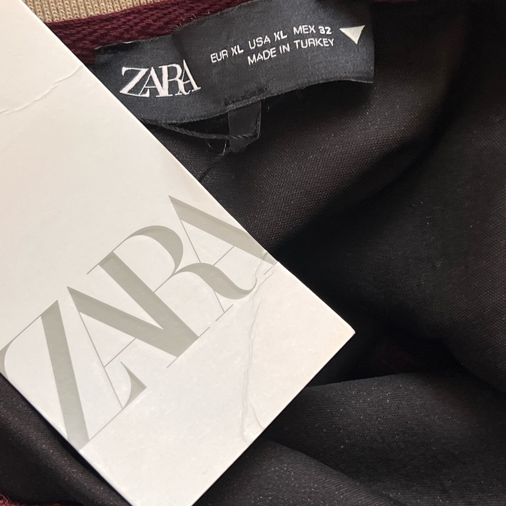 Zara Blogger Fave!! Burgundy Polo Mini Dress - Picture 9 of 10
